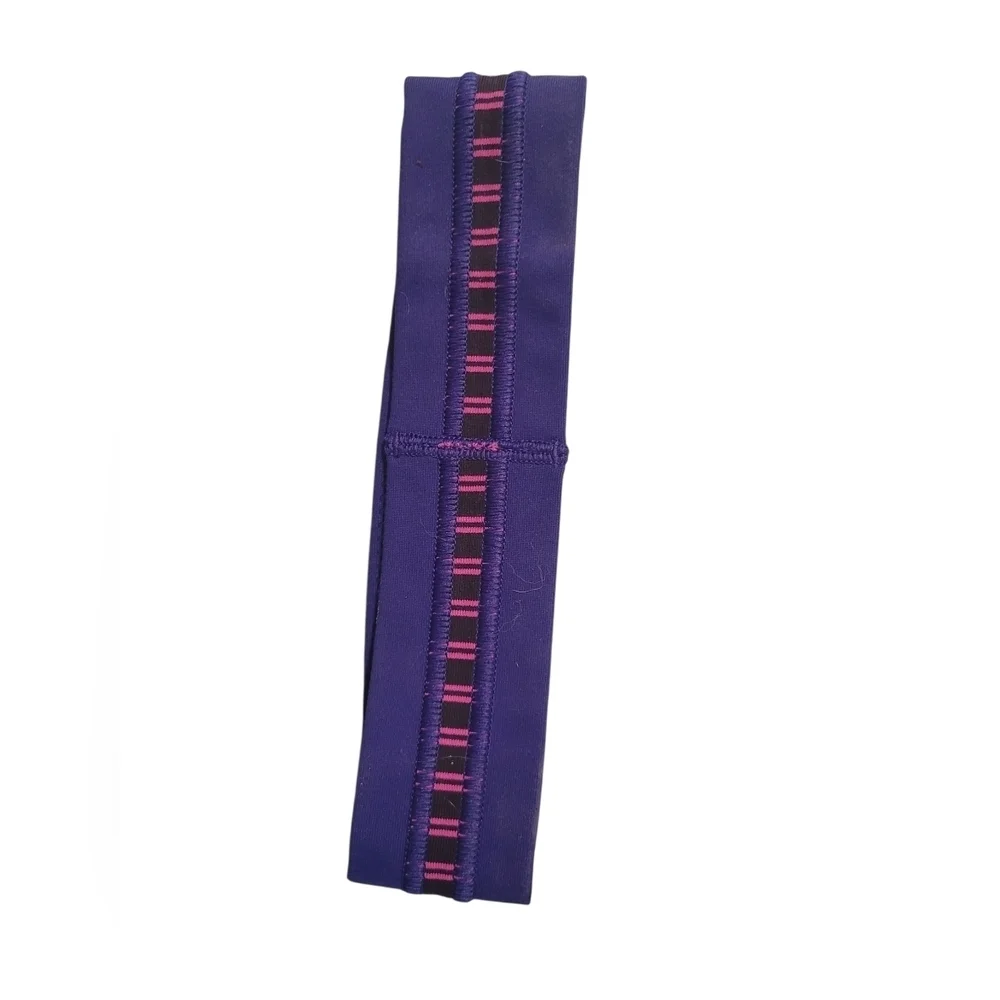 NWOT Lululemon Purple Blue Stripped Headband
